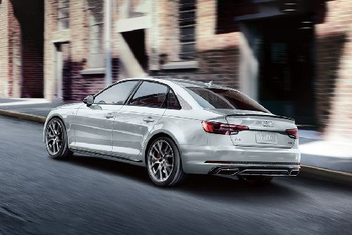 Rear Cross Side View of Audi A4 Sedan Rear Cross Side View of Audi A4 Sedan