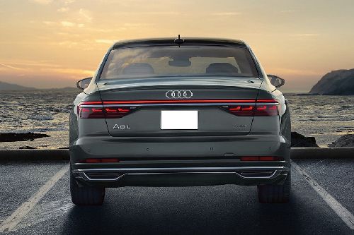 Full Rear View of Audi A8 Sedan Full Rear View of Audi A8 Sedan