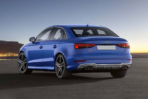 Rear Cross Side View of Audi S3 Sedan Rear Cross Side View of Audi S3 Sedan