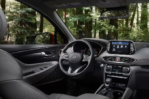 Rear Cross View of Hyundai Santa Fe