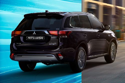 Outlander PHEV Rear Low Angle View Outlander PHEV Rear Low Angle View