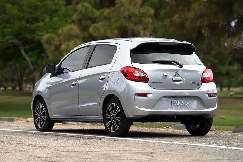 Rear Cross Side View of Mitsubishi Mirage Rear Cross Side View of Mitsubishi Mirage
