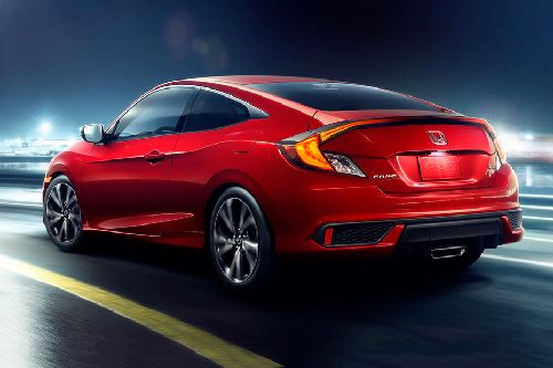Rear Medium View of Honda Civic Coupe Rear Medium View of Honda Civic Coupe