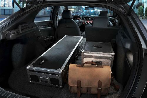 Storage Closer View of Honda Civic Hatchback Storage Closer View of Honda Civic Hatchback