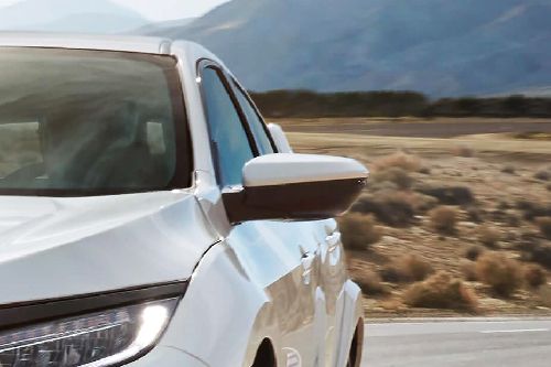 Honda Civic Type R Drivers Side Mirror Front Angle