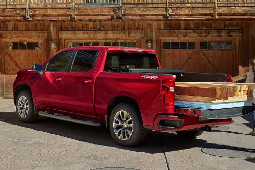 Rear Medium View of Chevrolet Silverado Rear Medium View of Chevrolet Silverado