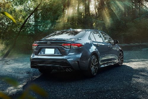 Corolla Rear angle view Corolla Rear angle view