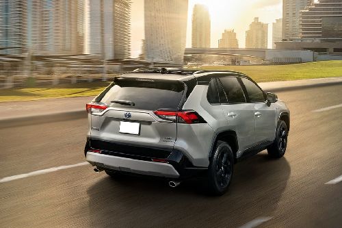 Rav4 Rear angle view Rav4 Rear angle view