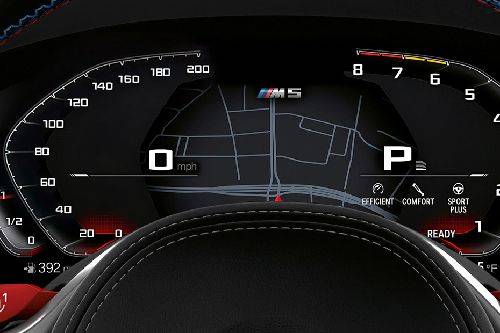 2022 bmw m5 dashboard speedometer