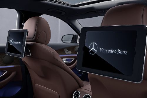 Rear Seat Entertainment of Mercedes Benz E-Class Sedan Rear Seat Entertainment of Mercedes Benz E-Class Sedan