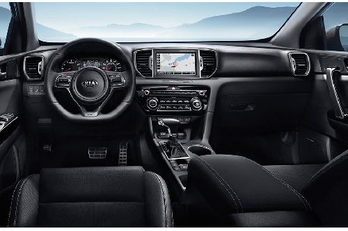 Dashboard View of Sportage Dashboard View of Sportage