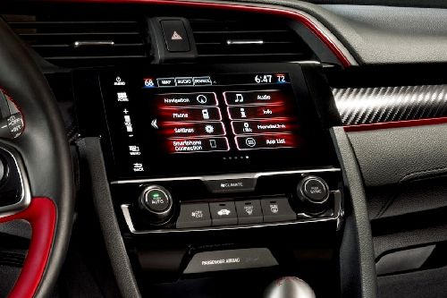 Front AC Controls of Honda Civic Type R Front AC Controls of Honda Civic Type R